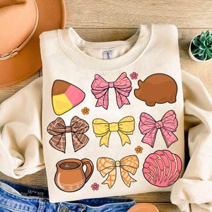 Coquette Mexican Conchas png ,Pink Bow Png, Conchas Png, Aesthetic Png, Girlie coquette bow png,Concha PNG, pan dulce png