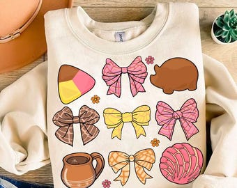 Coquette Mexican Conchas png ,Pink Bow Png, Conchas Png, Aesthetic Png, Girlie coquette bow png,Concha PNG, pan dulce png