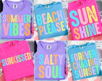 Sunshine Png, Beach Life Png Bundle, Sweet Summer Time PNG, Neon Trendy Summer Vibes, Distressed Beach PNG, Lake Pool River Png, Salty Png