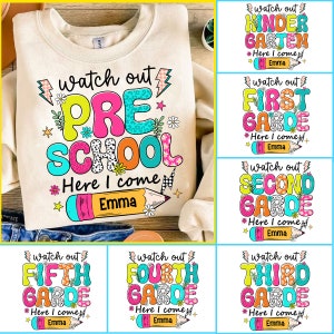 Retro Back to School Bundle, Kindergarten, First Day Of School, School Png, Retro PNG, First/Second/Third Grade Design, School Bundle Png