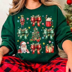 Kokette Weihnachten png, Kokette Schleife Png, Weihnachtssublimation, Trending png, Retro Urlaub png, Feiertagsstimmung png, Girly Weihnachten Png