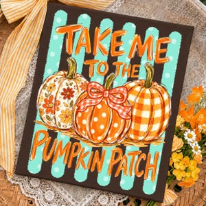 Randig Ta mig till pumpafältet png, preppy höstpumpa sublimeringsdesign, flickig Halloween-skjortadesign, höstbutik png
