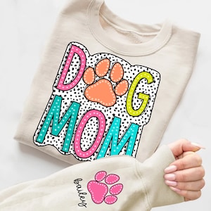 Dog Mom PNG, Dalmatian Dots, Custom Dog Paw Png, Dog Mama shirt Png, Dog Mama Png, Dog Mom, Dog Lover shirt Png, Digital Download