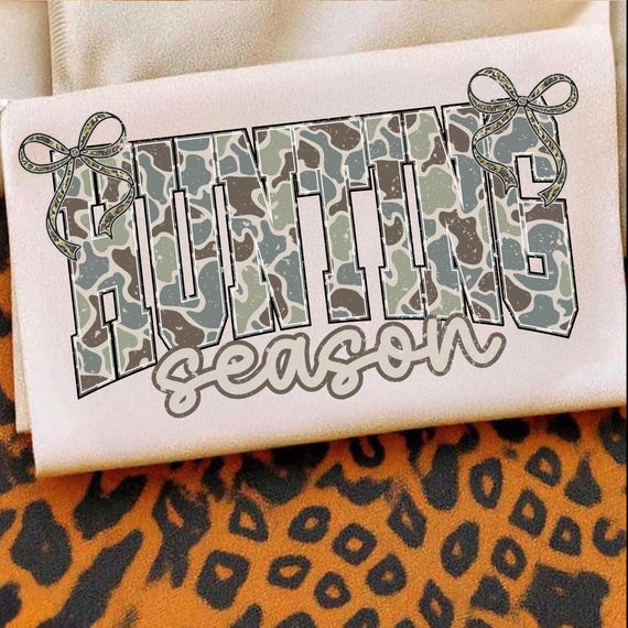 Hunting Season Png, Deer Hunting Shirt, Girls Camo Bow Png, Hunting Season, Duck Hunting Camo Coquette Bow Png, Hunting Sublimation