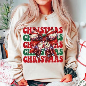 Retro Coquette Weihnachten png, Vintage Weihnachten, Urlaub png, Trending png, Glitzern Coquette Weihnachten png, Sublimations-T-Shirt Design