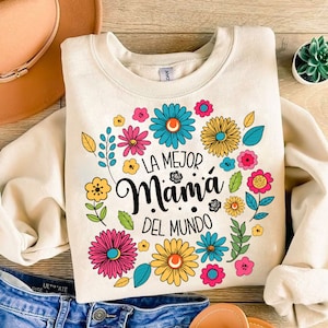 Spanish Mothers Day png, Retro Madre PNG sublimation, Floral Mama png design download, Mothers Day png, Mama sublimation png, Retro Mama Png