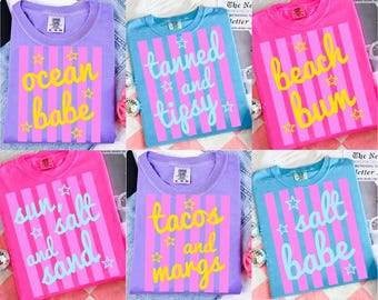 Sunshine Png, Beach Life Png Bundle, Sweet Summer Time PNG, Neon Trendy Summer Vibes, Distressed Beach PNG, Lake Pool River Png, Salty Png
