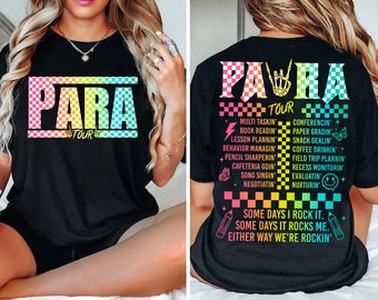 Retro Teacher Tour Png, ABCD Para Tour Png, Funny Parapro Png, End of Year Png, Teacher Gift, Kindergarten Teacher Png, Elementary School