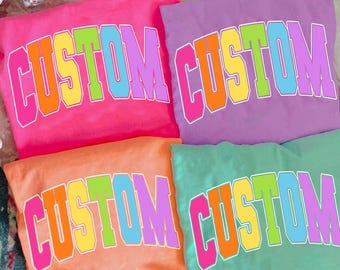 Custom Back to School PNG Neon Disstressed , Coquette Kindergarten Pre-K 1st 2nd 3rd 4th Grade Png, Girly Pink Bow, Hand Drawn,Colorful