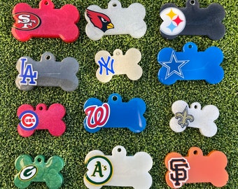 Sports Themed Pet Tags