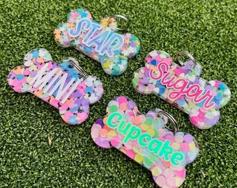 FunFetti Sprinkle Pet Tags