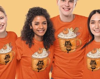 Personalized Teacher T-Shirt: Pumpkin Latte Fall School Tee