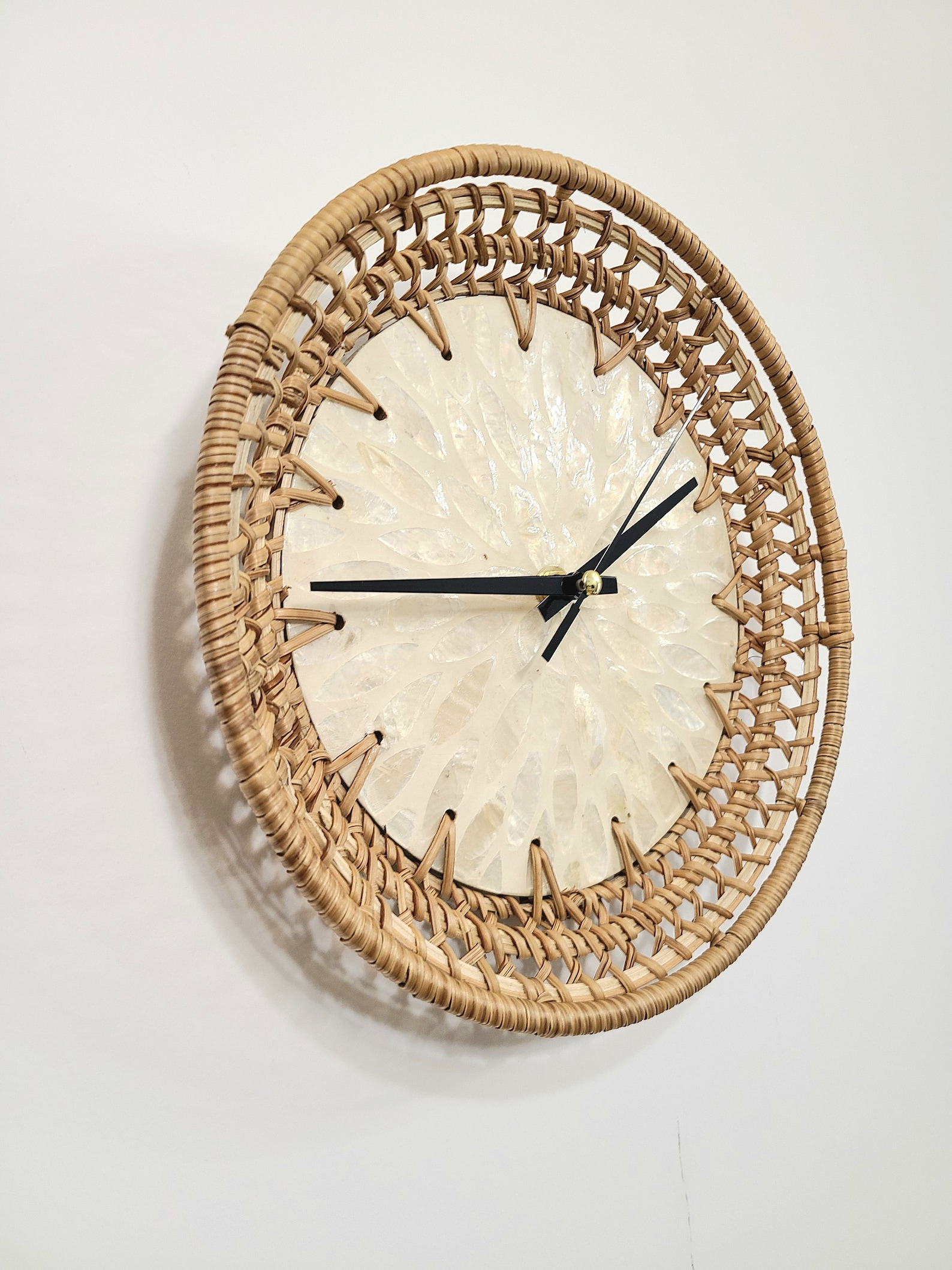 Boho Art Wall Clock Unique Rustic Cottagecore Clocks for Etsy