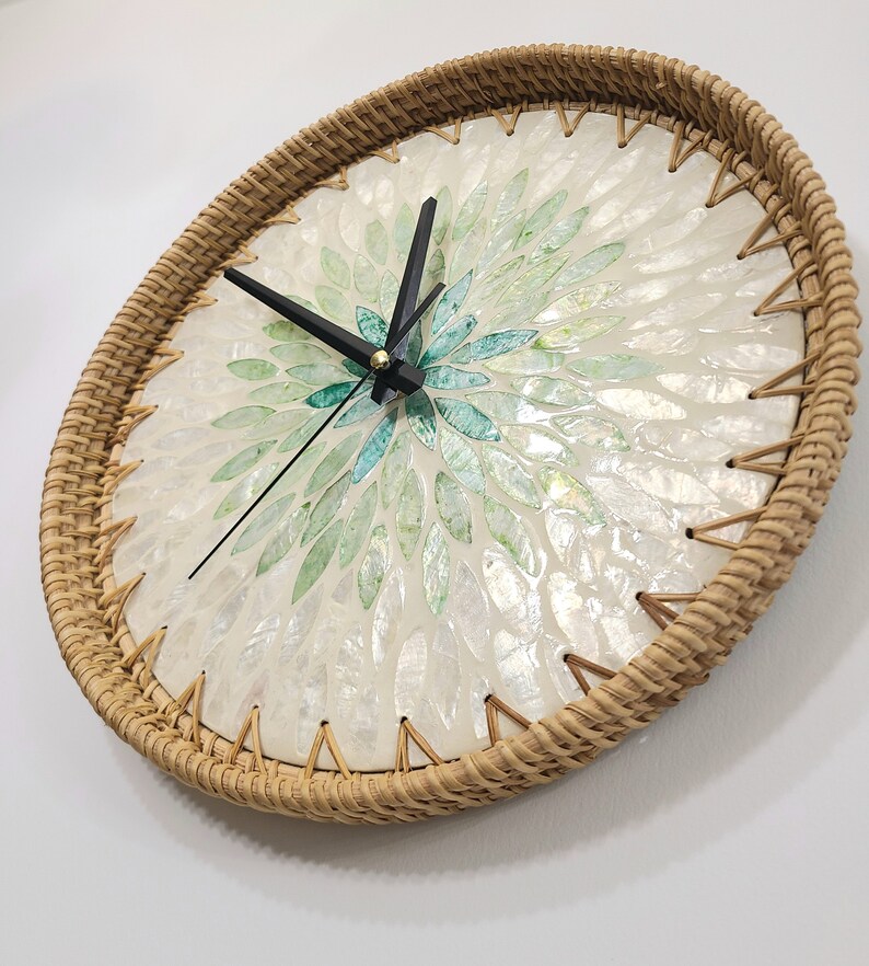 12 Inch Large Wall Clock Unique Rustic Cottagecore Clocks for Etsy