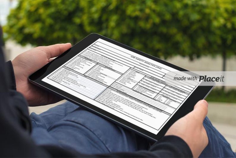 Archivos PDF digitales JHA/JSA Perforación direccional subterránea / Construcción / Análisis de riesgos de seguridad laboral requerido por OSHA / Personalizar / Lista de verificación / Formulario imagen 2