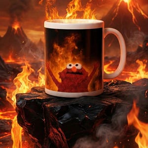 Burn It Down, Unleash the Fire Chaos Mug  Funny Meme Coffee Cup for Unhinged Mornings (11oz or 15oz)