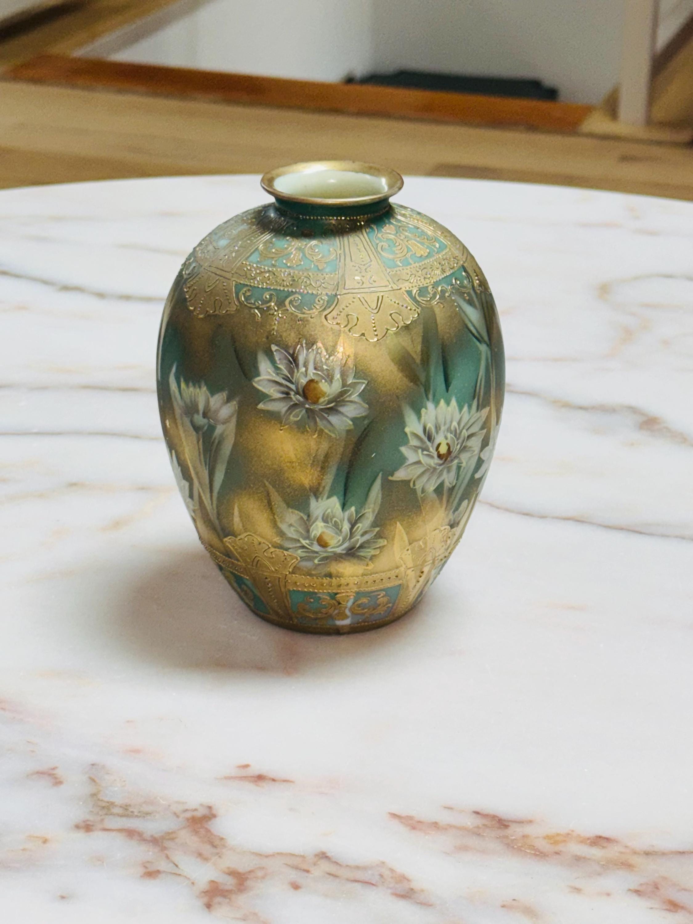 Antique nippon vase - Etsy 日本