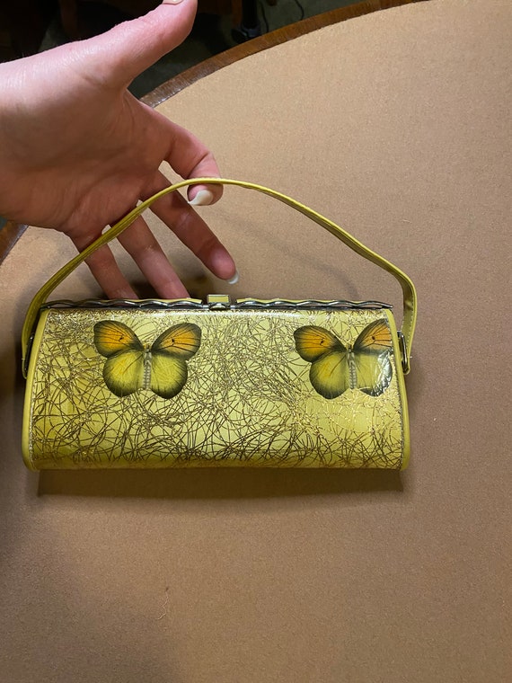 Vintage Lucite Butterfly Purse - image 1