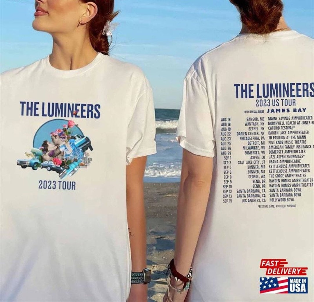 The Lumineers 2023 Us Tour Dates Merch With Special Guest Etsy Canada