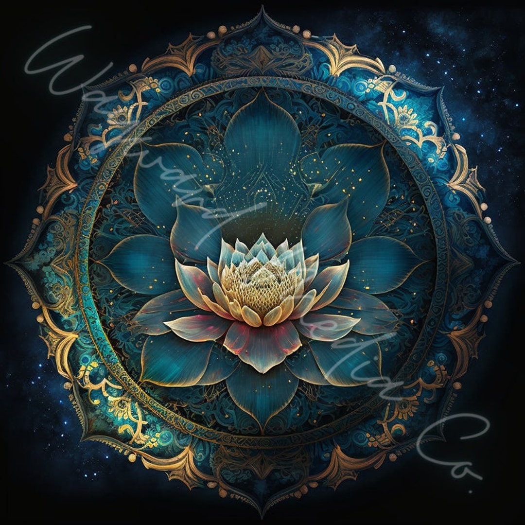 Lotus Art, Lotus Mandala, Mandala Art, Metaphysical Art, Cosmic, Lotus ...