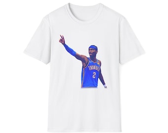 SGA Western Conference-finaleshirt | NBA-shirt Shai Gilgeous-Alexander | Streetwear-T-shirt OKC basketbal | Playoff-fan-T-shirt