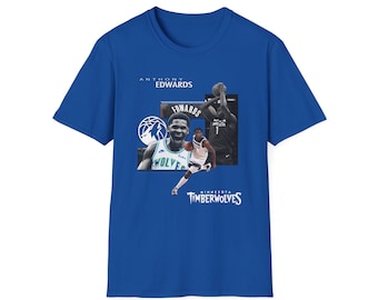 Anthony Edwards Timberwolves-collage-T-shirt | T-shirt NBA-speler