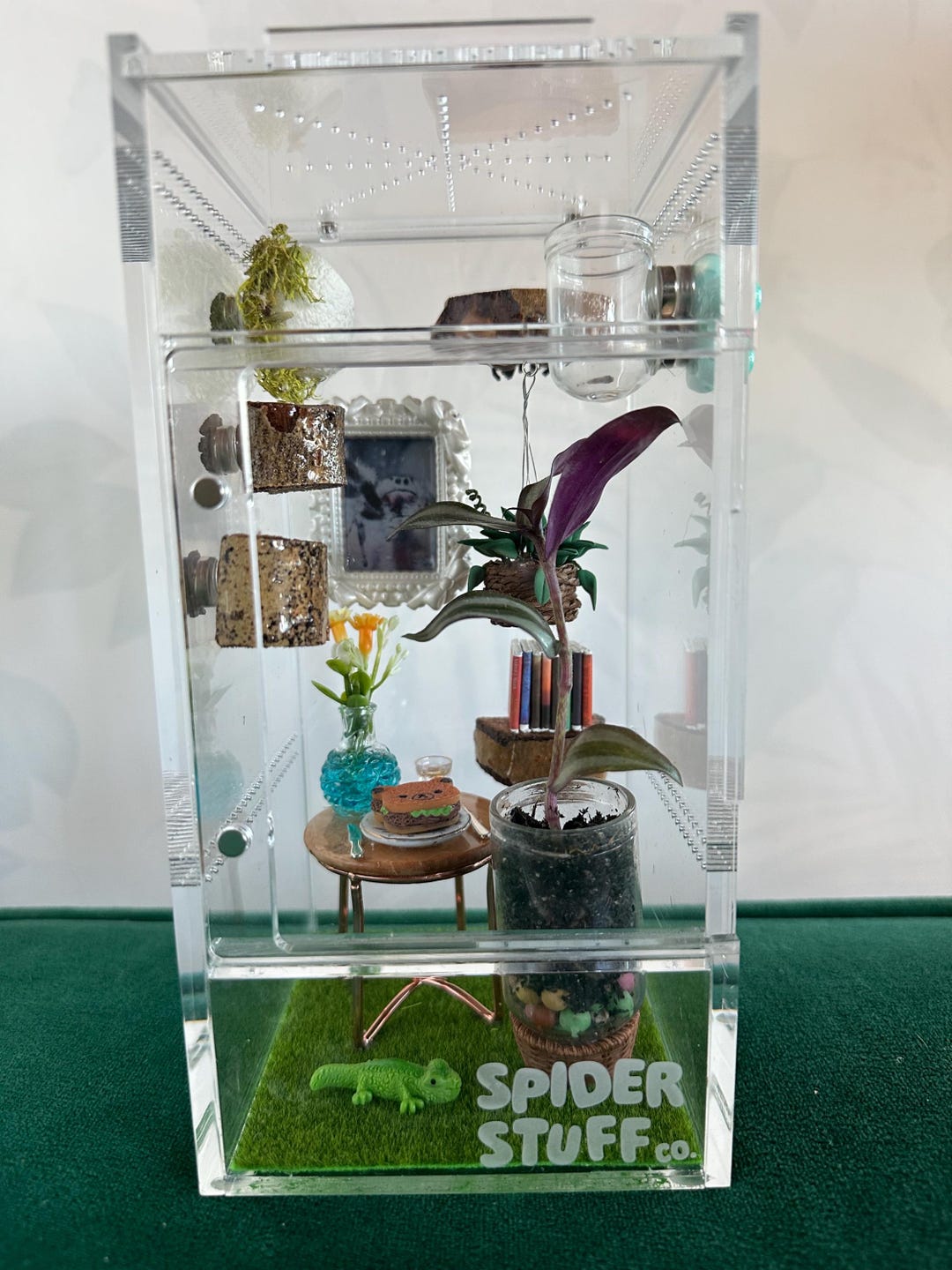 ORIGINAL Modular Spider Enclosure 4” X 4” X 8”, Jumping Spider Home ...