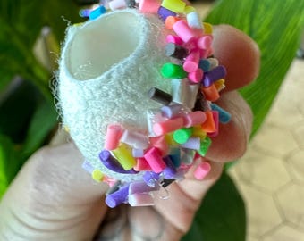 Natural Silkworm Cocoon Jumping Spider Hide
