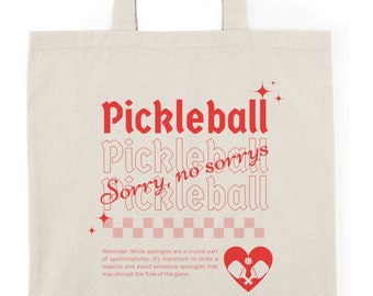 Pickleball Pickle Every Day Natural Tote Bag, Pickleball Gift, Pickleball Tote Bag, Pickleball Humor, Pickleball Accesory