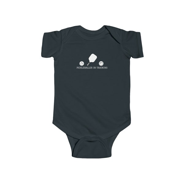 Pickleball Baby Bodysuit | Pickleballer In Training, Pickleball Baby Shower Gift, Pickleball Parents, Pickleball Mom, Pickleball Dad