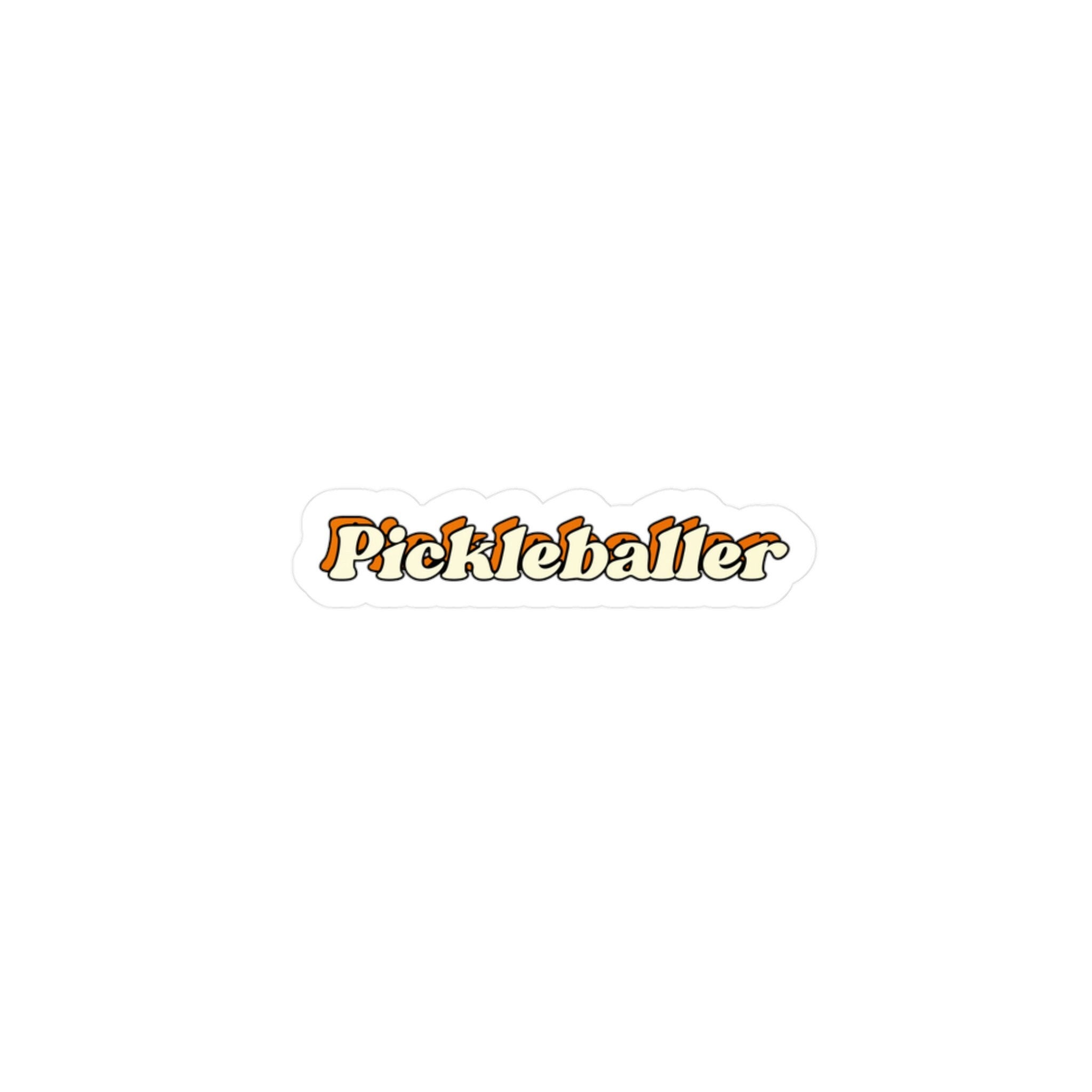 Pickleballer Neutral Sticker, Pickleball Player Sticker, Pickleball Water Bottle Sticker, Pickleball Gift, Pickleball Player Decal Present