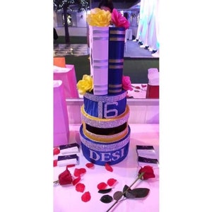 Beauty and the Beast theme Sweet 16 Card box