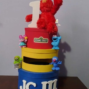 Sesame Street Inspired Elmo theme card box