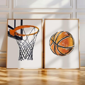 Printable Basketball Wall Art Prints, Basketball Gift for Boys Bedroom, Basketball Poster, Basketball Prints, Boys Wall Art, Boys Christmas