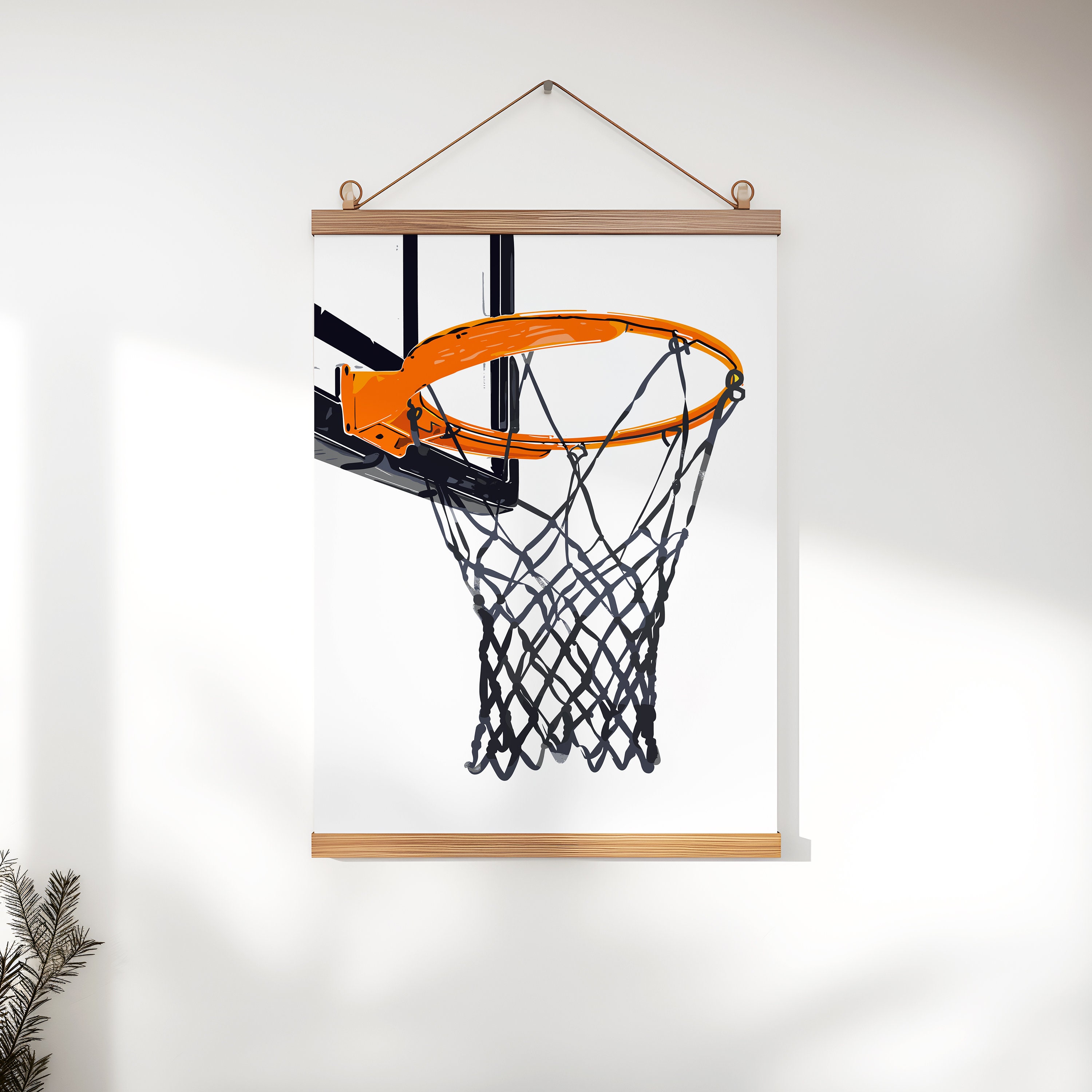 Collage Photo Personnalisé Joueur De Basket - Art Mural Toile Encadrée - Cadeau Unique 2025