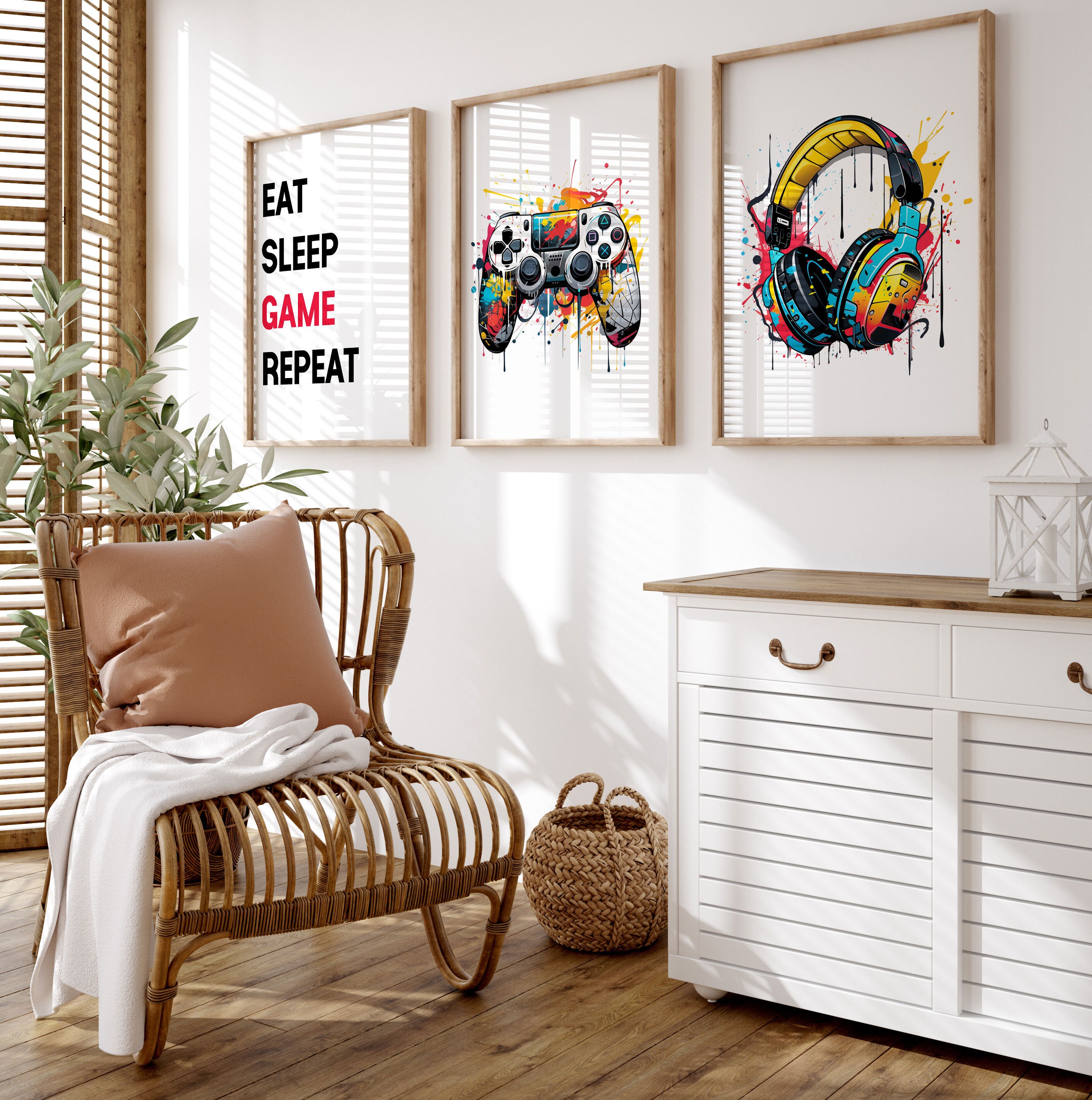 AOSEE 3 Stks 40,6 x 30,5 cm Ingelijste Gamekamer Decor Canvas Muurkunst Video Game Kunst Prints Ingelijst, Game Thema Waterverf Posters Prints voor Jongens Kinderen Tiener Gamekamer Slaapkamer AOSEE 3 Stks 40,6 x 30,5 cm Ingelijste Gamekamer Decor Canvas Muurkunst Video Game Kunst Prints Ingelijst, Game Thema Waterverf Posters Prints voor Jongens Kinderen Tiener Gamekamer Slaapkamer