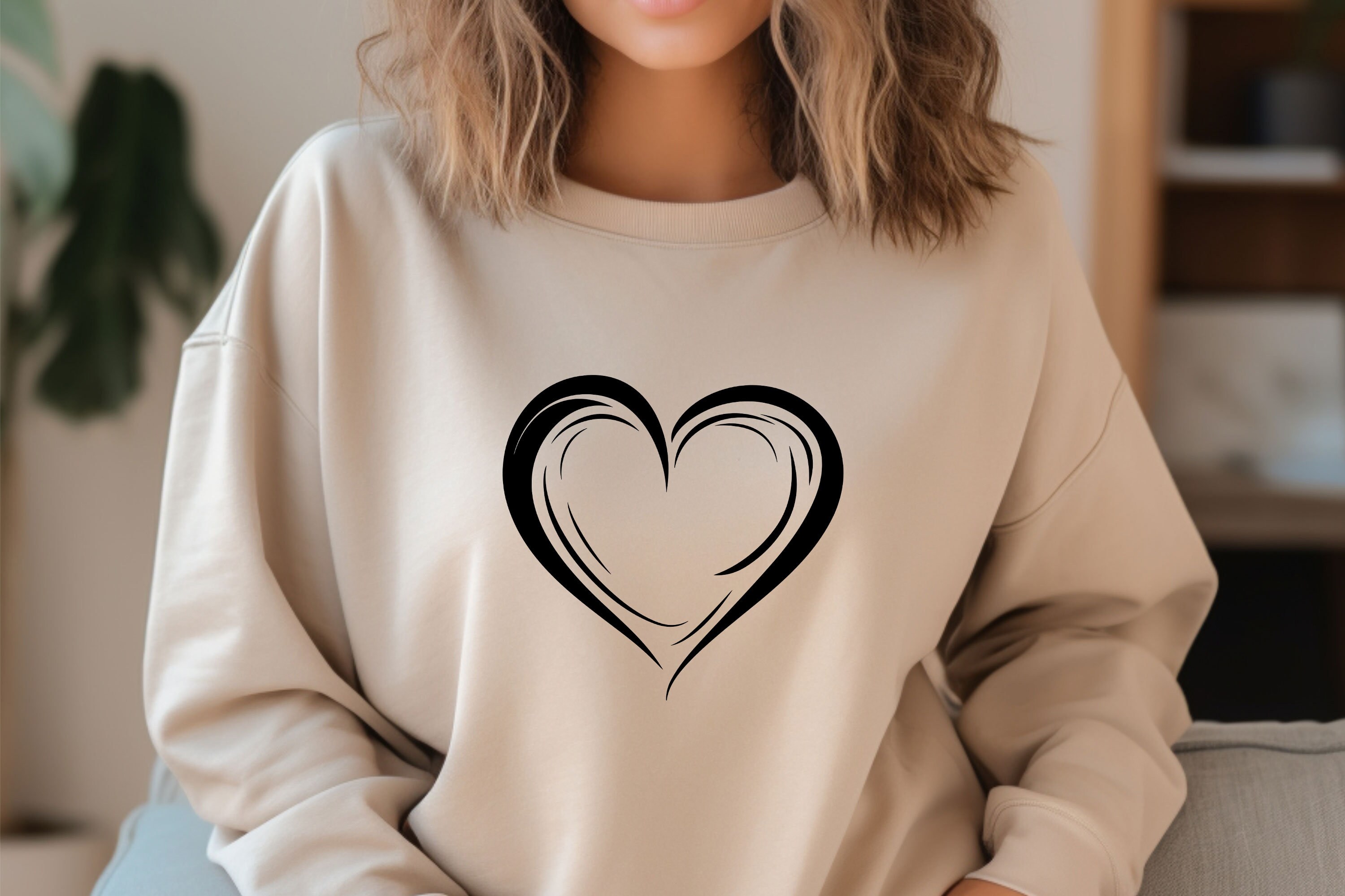 Love Heart SVG Bundle, Heart Doodle SVG, Heart Svg Cut Files for Cricut ...