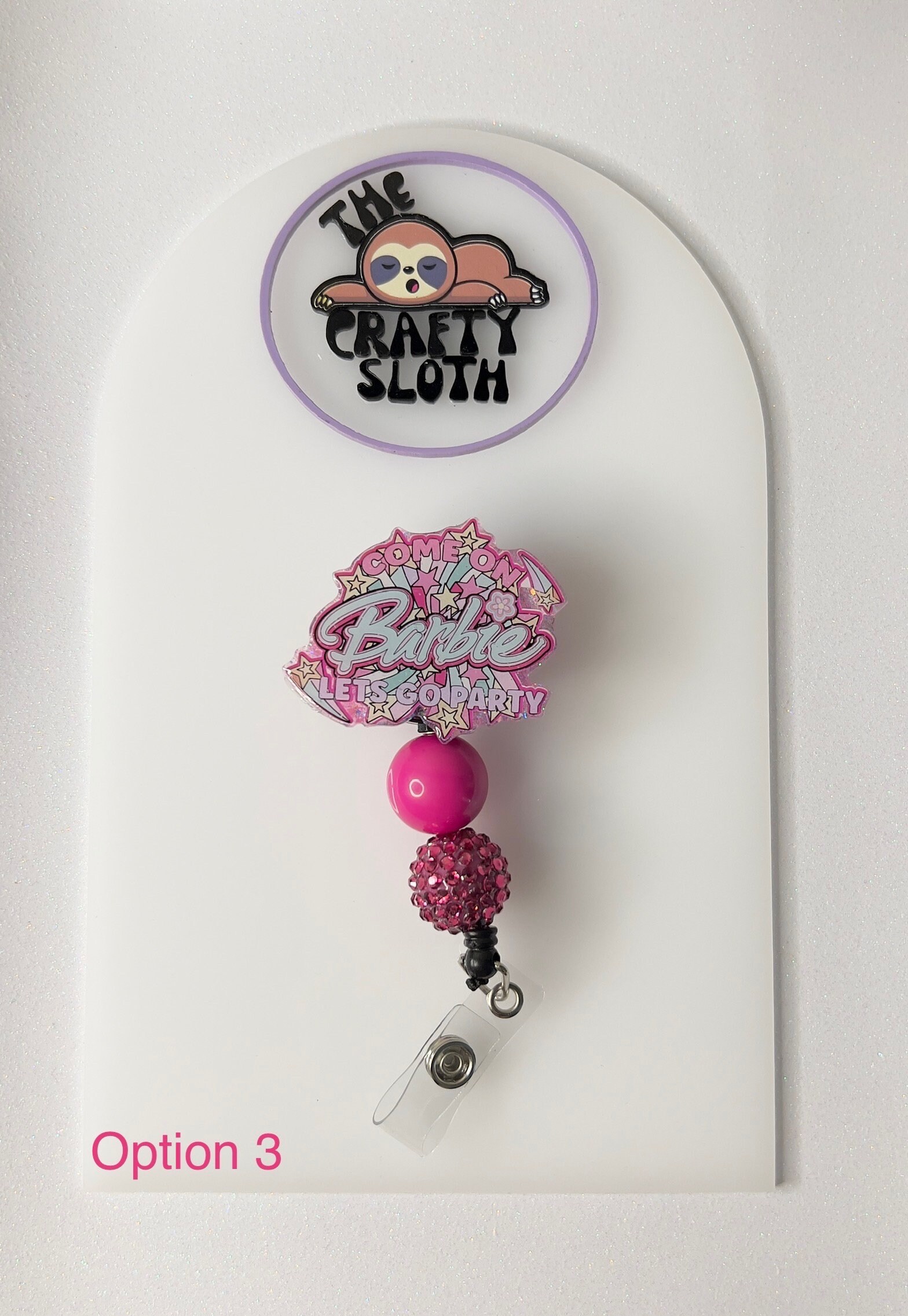 Barbie Badge Reel Barbie Badge Barbie World Pink Barbie Etsy