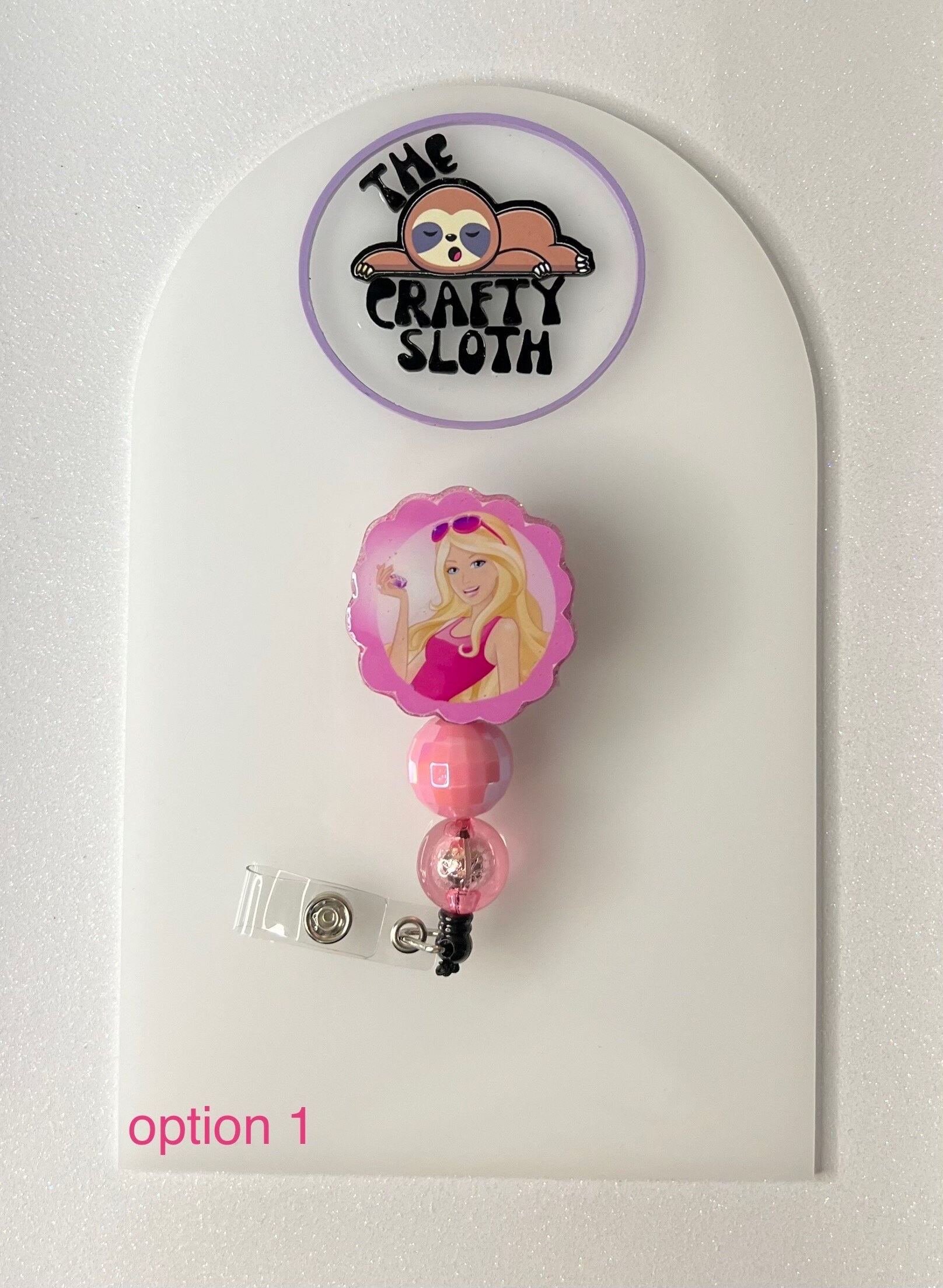 Barbie Badge Reel Barbie Badge Barbie World Pink Barbie Etsy