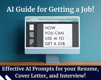 2024 AI Guide for How to Get a Job | AI Resume/CV Writing and Optimization Guide | Interview Preparation Guide | Fast Quality Cover Letters