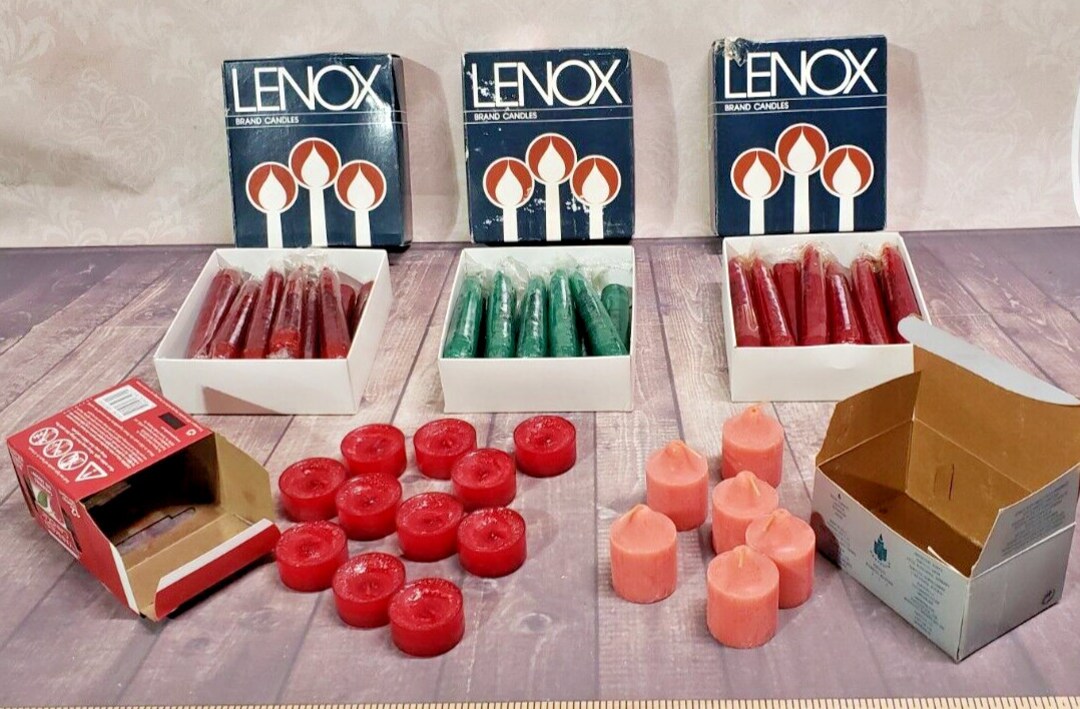 Vintage Lenox Candles Partylite Yankee Candle Tealight Tapers Tropical