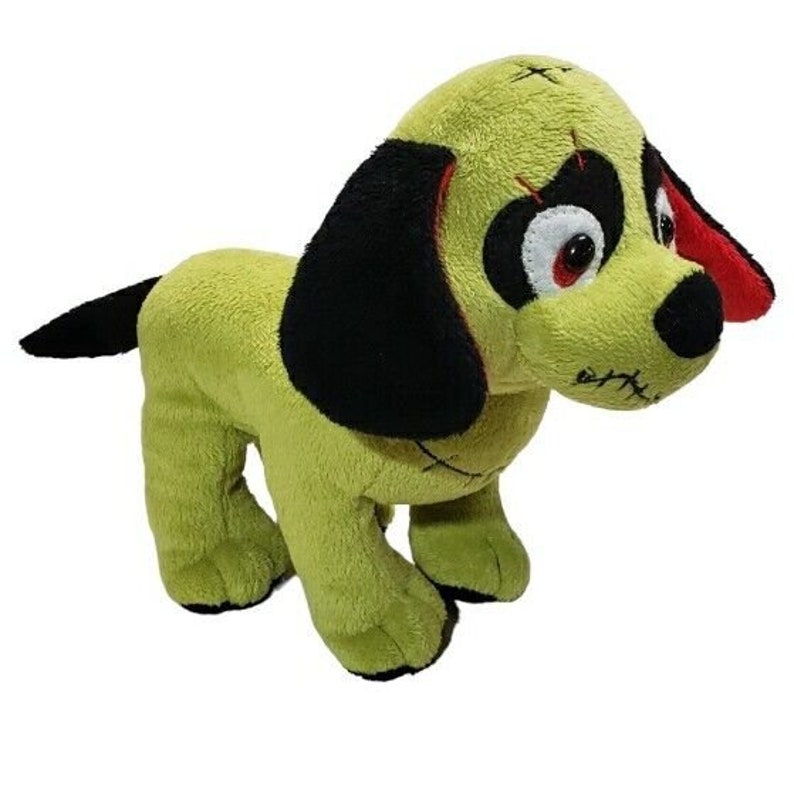 kinz Halloween Zombie Pup Green Plush Dog Excellent Etsy
