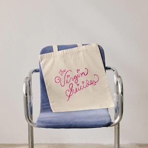 The Jungfrau Suizide Tote Bag Geschrieben und dirigiert von Sophia Coppola Coquette Trneding Canvas Tragetasche Vintage Weiß und Schwarz Tragetasche