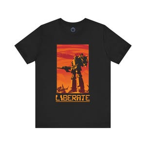 Camiseta unisex de manga corta con diseño de fanart de Supreme Commander / Cybran Liberate
