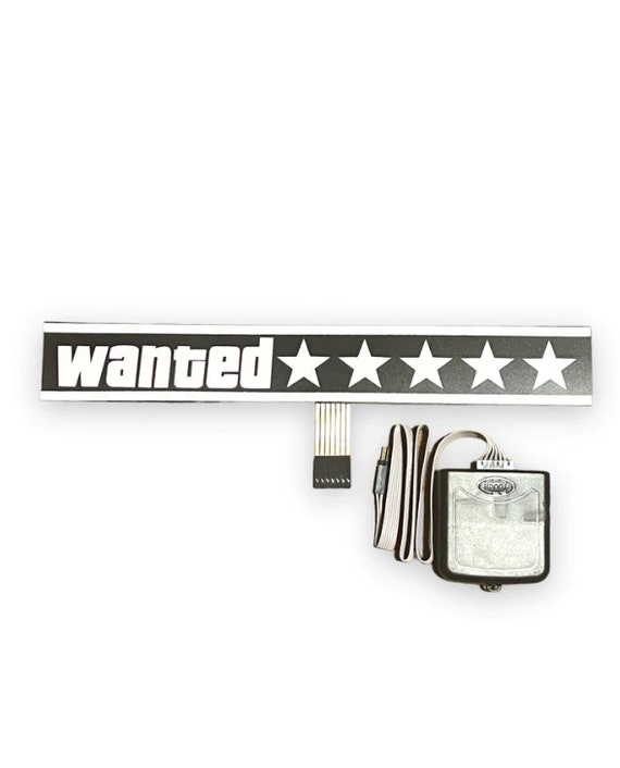 Wanted GTA LED Panel Electric Sticker Light for Car Window Car