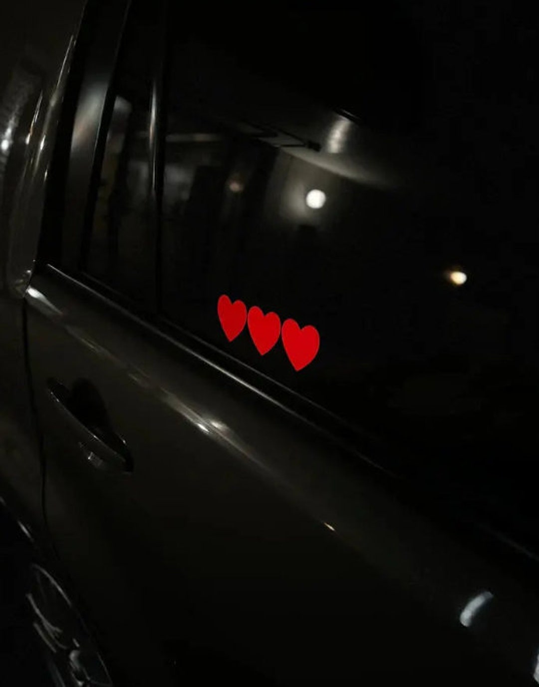 Buy Hearts LED Panel Hearts Electric Sticker Car Accessory Light up Sticker Car Decals Online in India Etsy