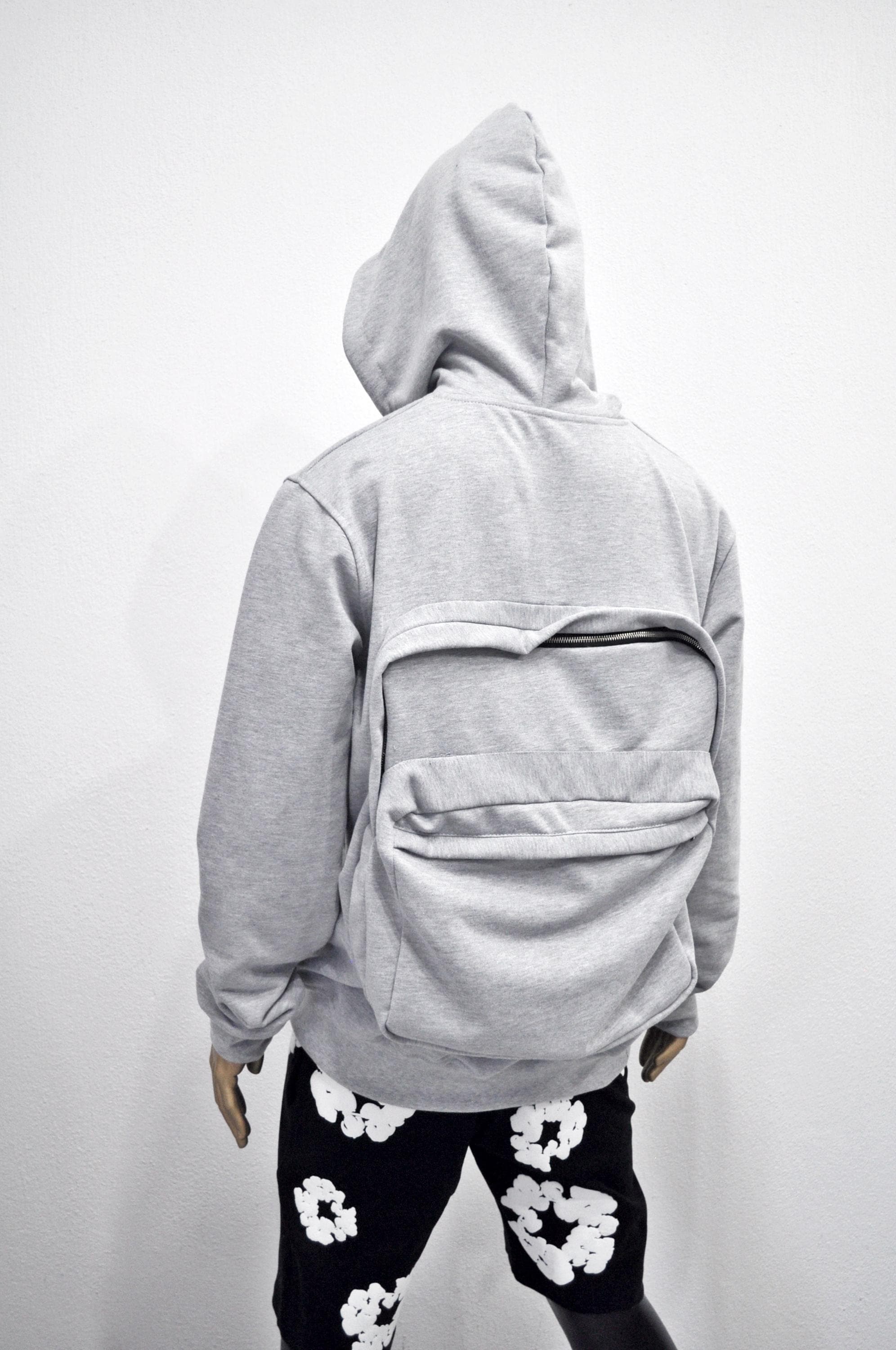 Limited '' BACK TO SCHOOL '' Collection / Unique Gray Hoodie With ...