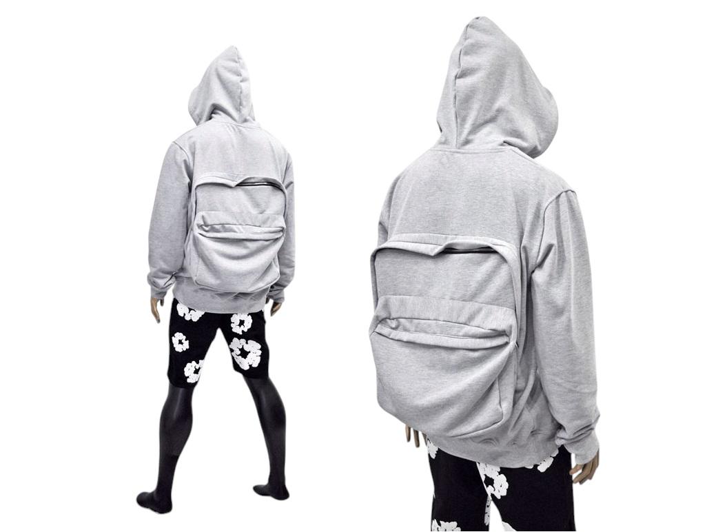 Limited '' BACK TO SCHOOL '' Collection / Unique Gray Hoodie With ...