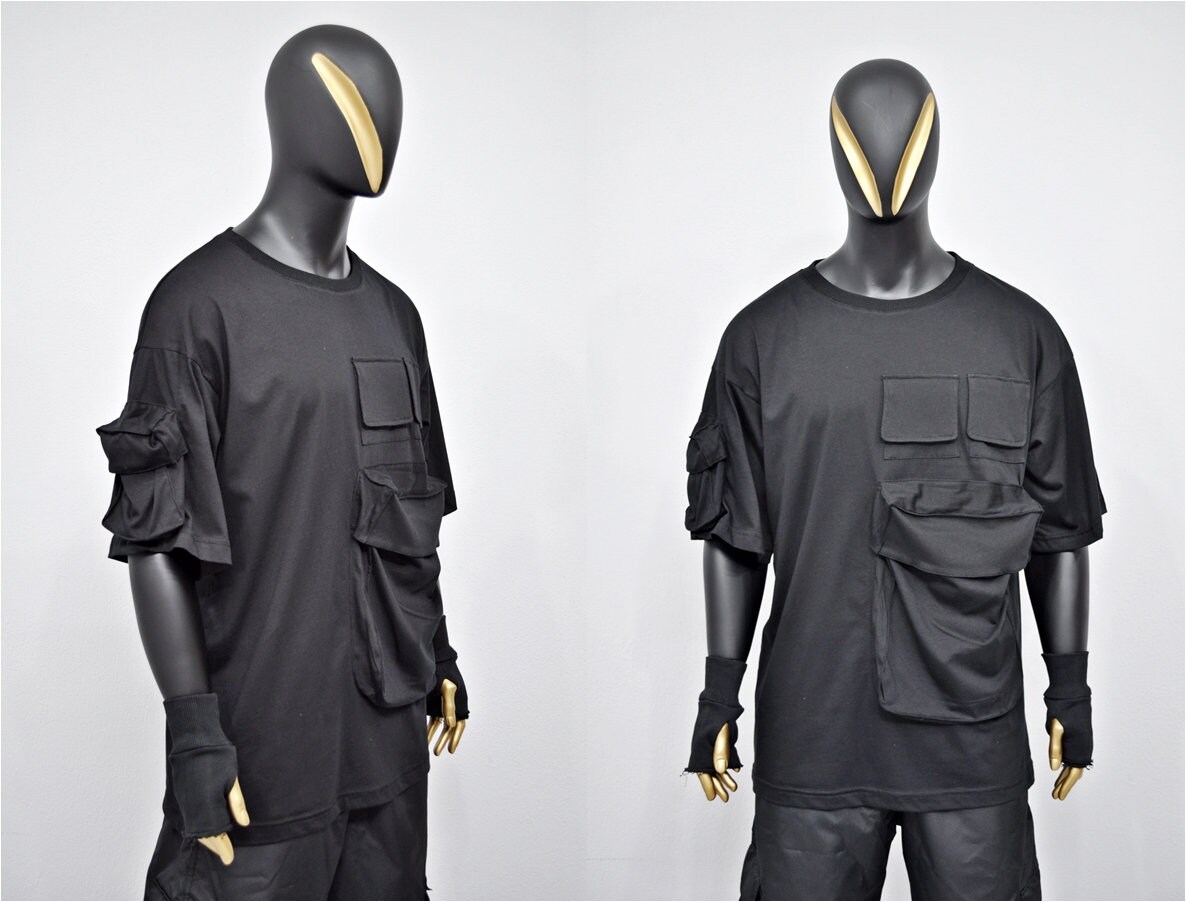 XLARGE 201251011008S0 関税送料込 XS-8XL Men's Utility Cargo Pocket Elongated Short Sleeve