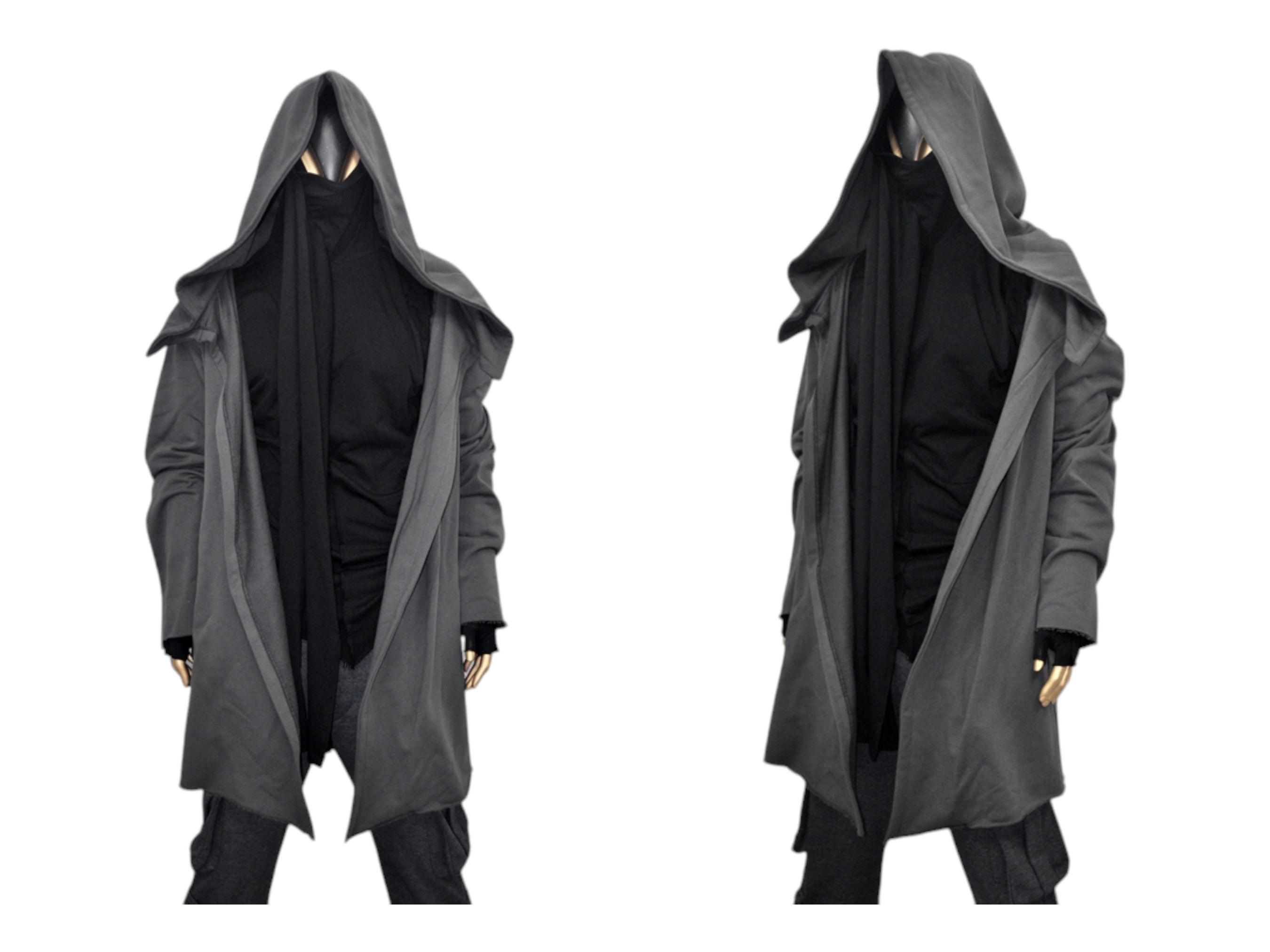 XS-8XL Men's Ascreed Extreme Oversized Hood Cardigan Long Sleeve